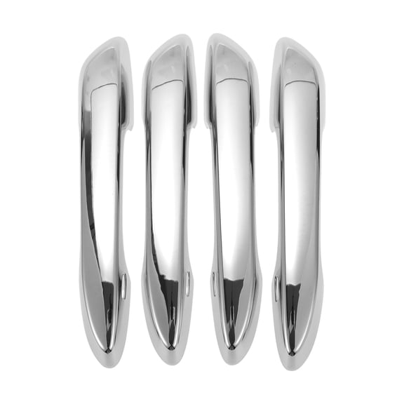 Unique Bargains Car Door Handle Cover Trim,Side Door Handle Cover for Toyota for Lexus LS LS350 LS500 LS500h XF50 2018-2022 ABS Silver Tone,1 Set