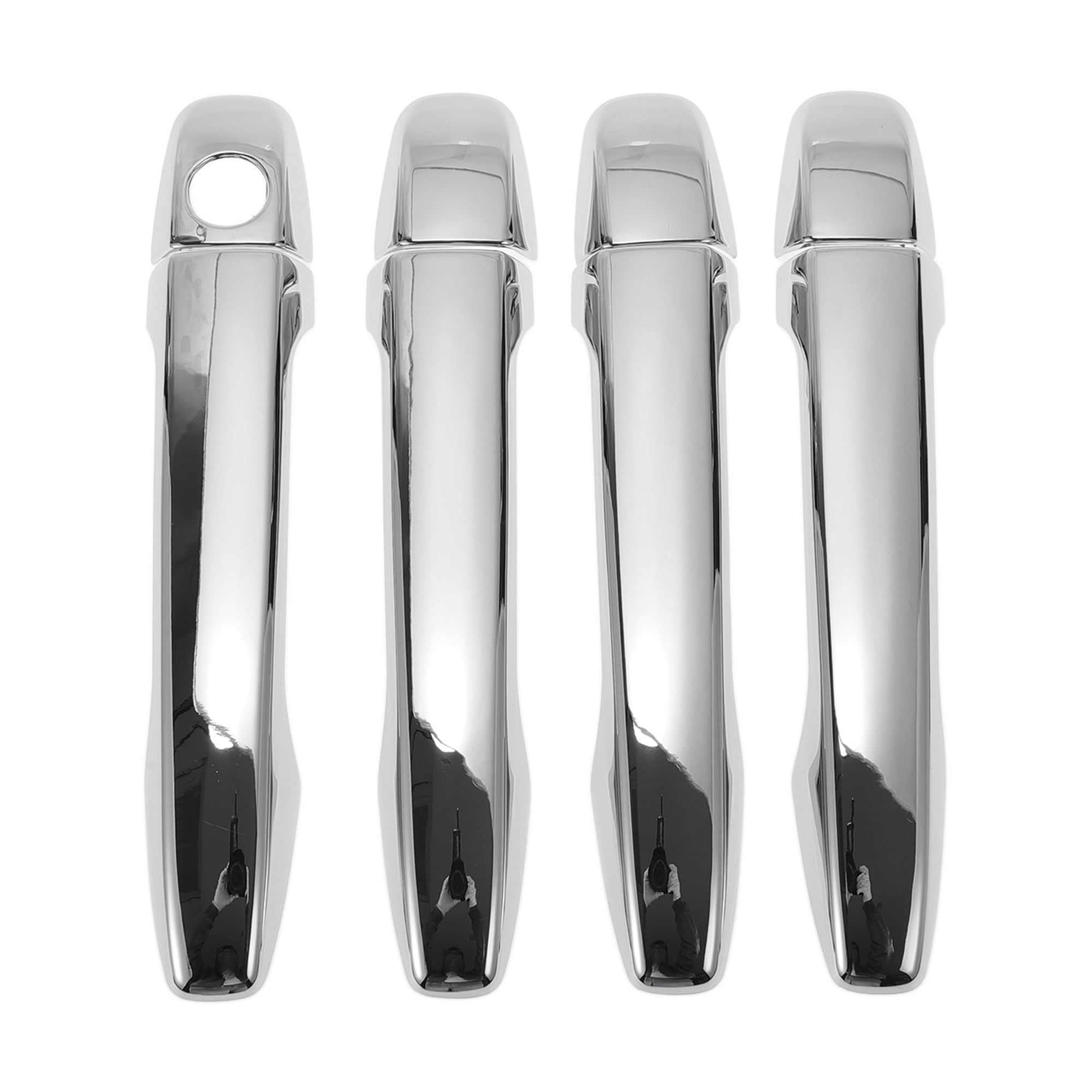Unique Bargains Car Door Handle Cover Trim for Subaru Outback MK5 2012-2019 Silver Tone