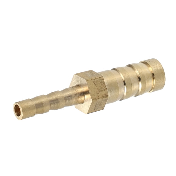 Unique Bargains Car Engine Hose Fitting Connect Reducer 8mm-4mm Straight Shape Hose Fitting Splicer Universal