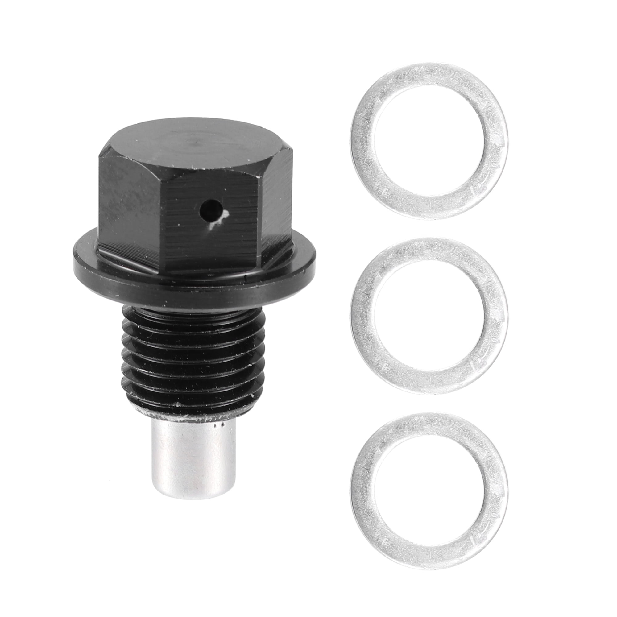 Unique Bargains Car Engine Oil Drain Plug M12x1.25 Washer Magnetic Oil Pan  Drain Plug for Toyota for Nissan 