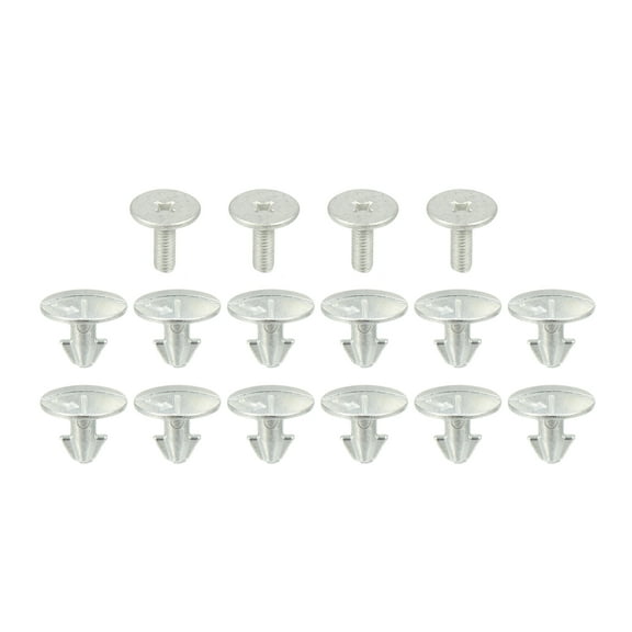 Unique Bargains Car Engine Shield Cover Bolt 90674-TY2-A01 Cover Bolt Pin Screws for Honda Accord CRV Civic (Pack of 16)