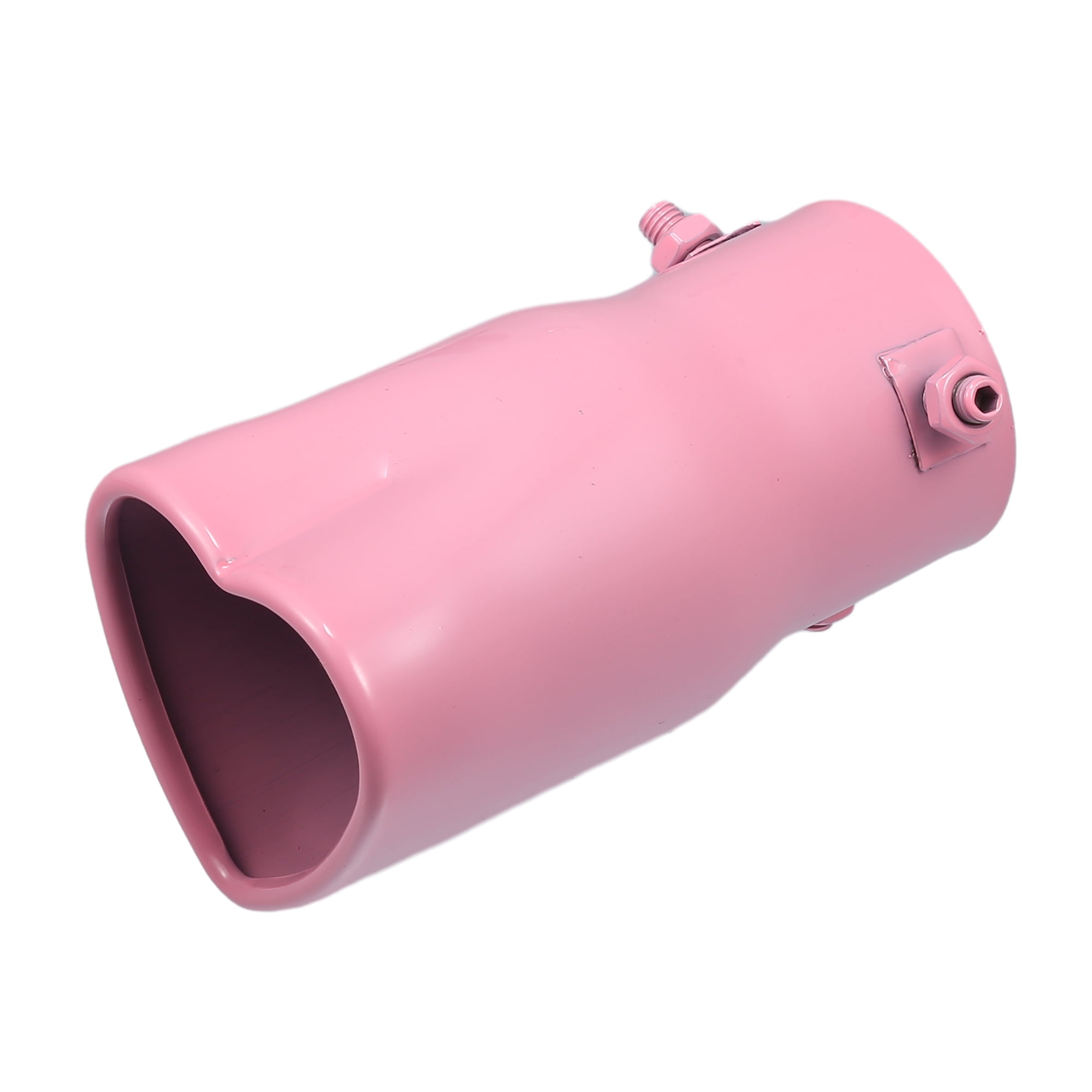 Unique Bargains Car Exhaust Tip Heart Shaped Tail Pipe 2.48Inch OD 2.64"x2.36" Pink