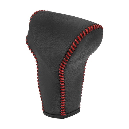 Unique Bargains Car Faux Leather Gear Shift Knob Cover for Honda CR-V 2017-2021 Black