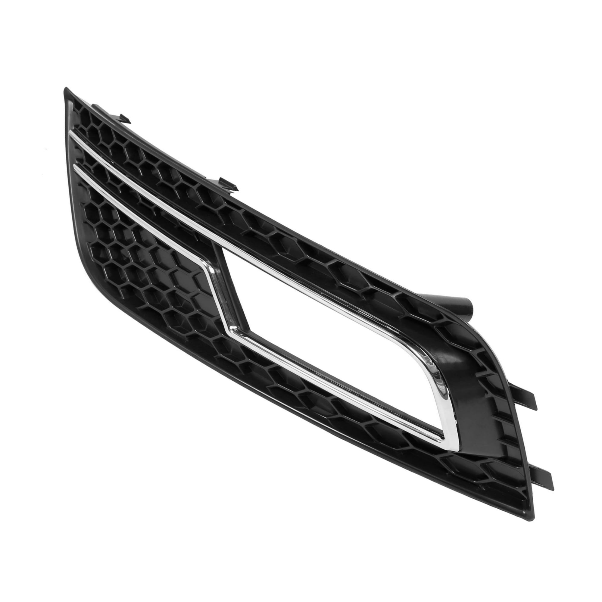 Unique Bargains Car Front Left Fog Light Grille Cover for Audi A4L B9 S4 RS4 13-16 Black