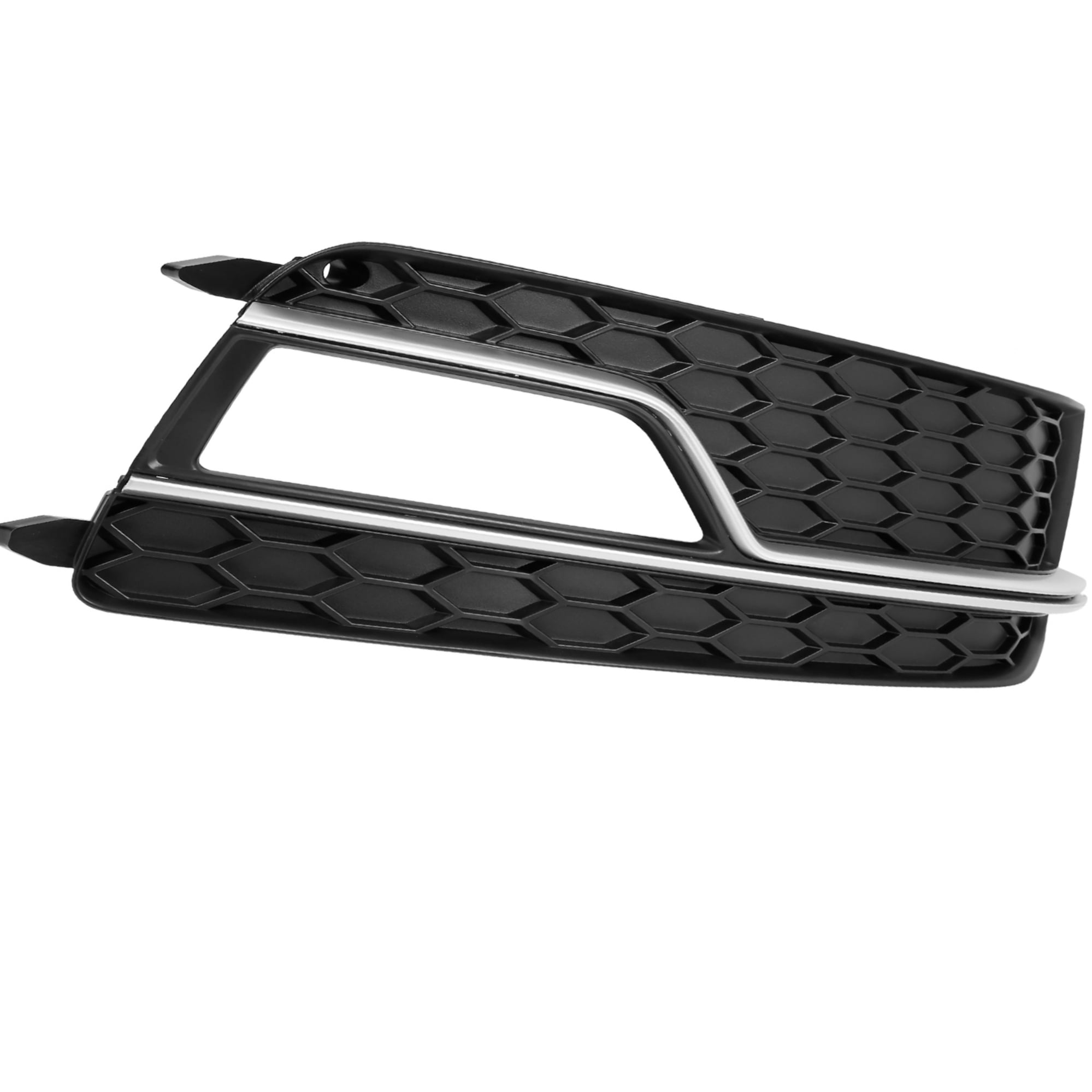 Unique Bargains Car Front Right Fog Light Grille 8T0807682M 8T0807682P for Audi S5 Black
