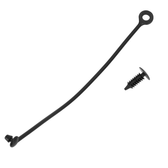 Unique Bargains Car Fuel Tank Cap Tether No.A0004704605 Black PP Anti-Loss Fuel Cap Retaining Strap Fuel Filler Gas Lanyard 1 Pc
