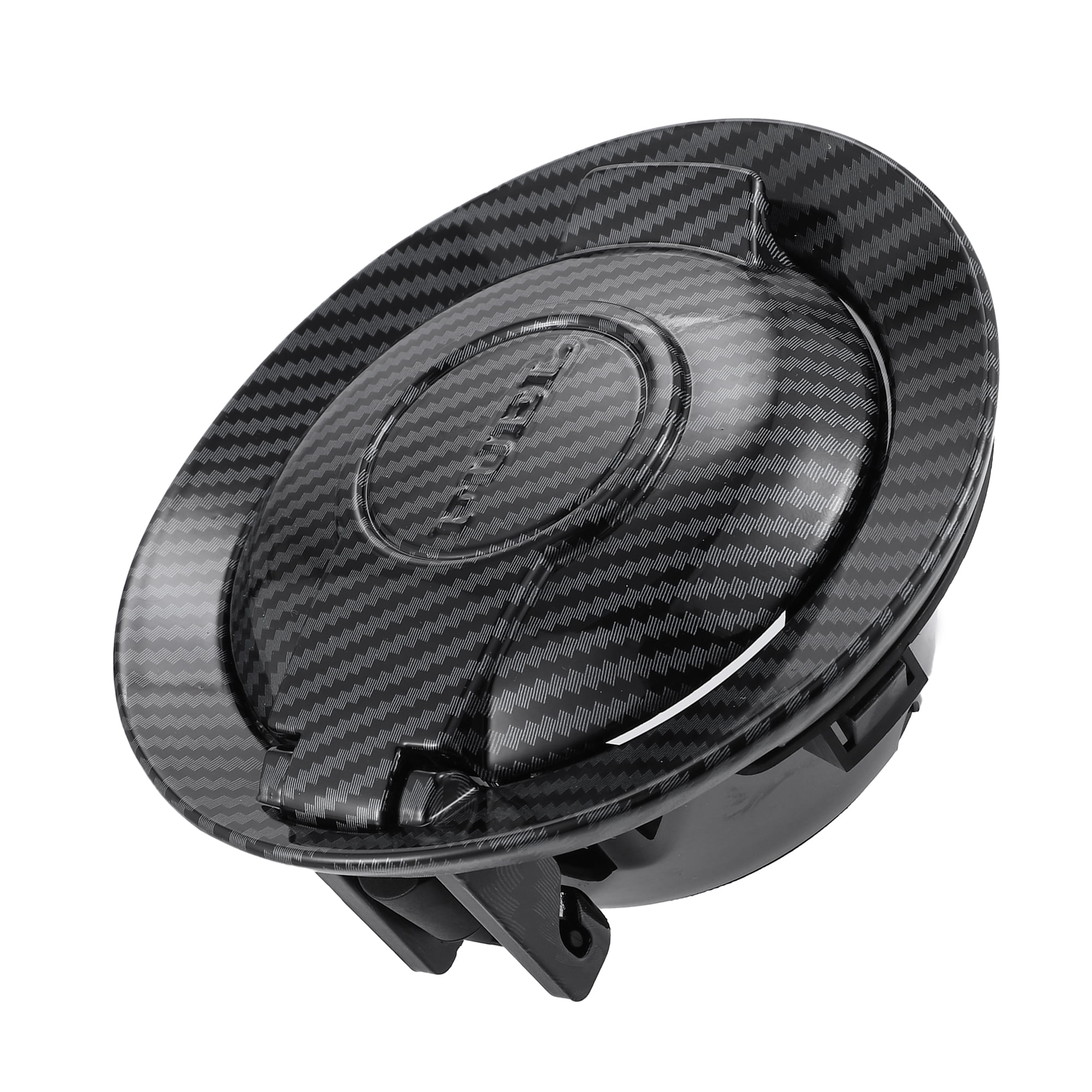 Unique Bargains Car Fuel Tank Filler Cover Door Gas Tank Cap 68250120AA for Dodge Challenger 2008-2019 Black