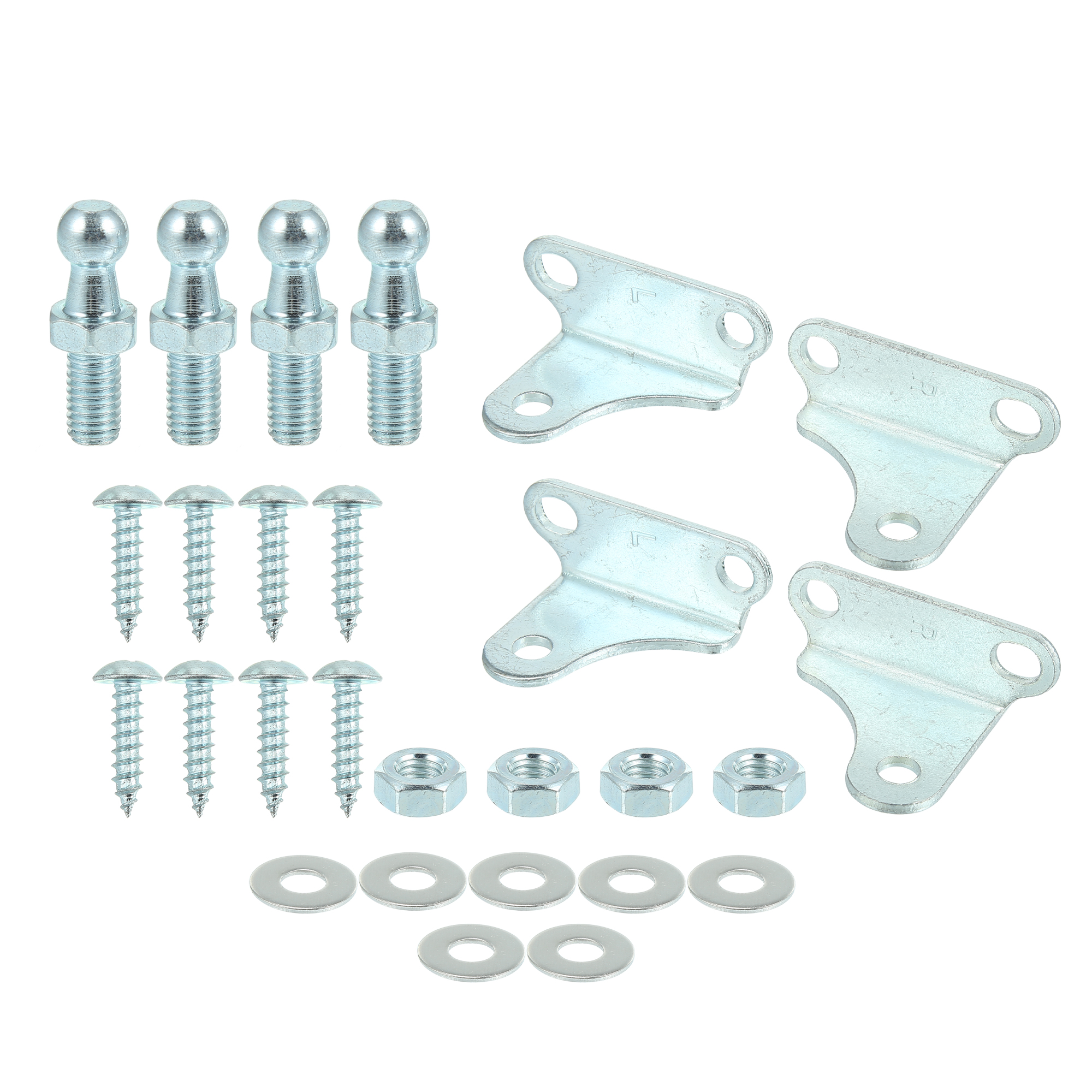Unique Bargains Car Gas Spring Mounting Bracket 10mm Ball Stud Bracket ...
