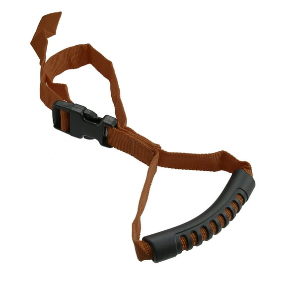 Unique Bargains  Car Grab Handle Adjustable Standing Aid Vehicle Assist Grip Handle Support Bar Nylon Brown
