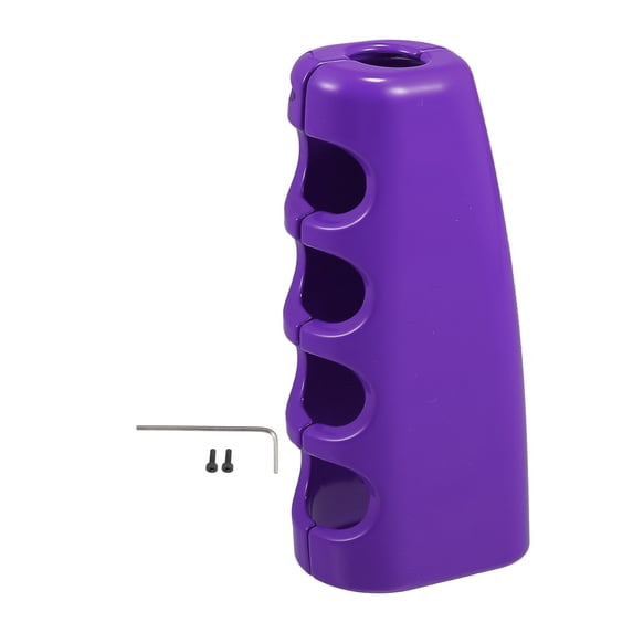 Unique Bargains Car Handbrake Cover Interior Decoration Accessory Handbrake Grips Decoration Protector for Ford for Mustang 2015-2021 Metal Purple