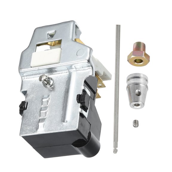Unique Bargains Car Headlight Switch 01995179 Replacement for GM for Chevrolet 1965-1970 Plastic Metal Silver Tone