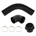 thumbnail image 1 of Unique Bargains Car Heater Duct Kit Car Heater Duct Pipe Hose Set with Round Air Vent Outlet Cover Y Pipe Connector Clamp 60mm ID 80cm Max l, 1 of 6