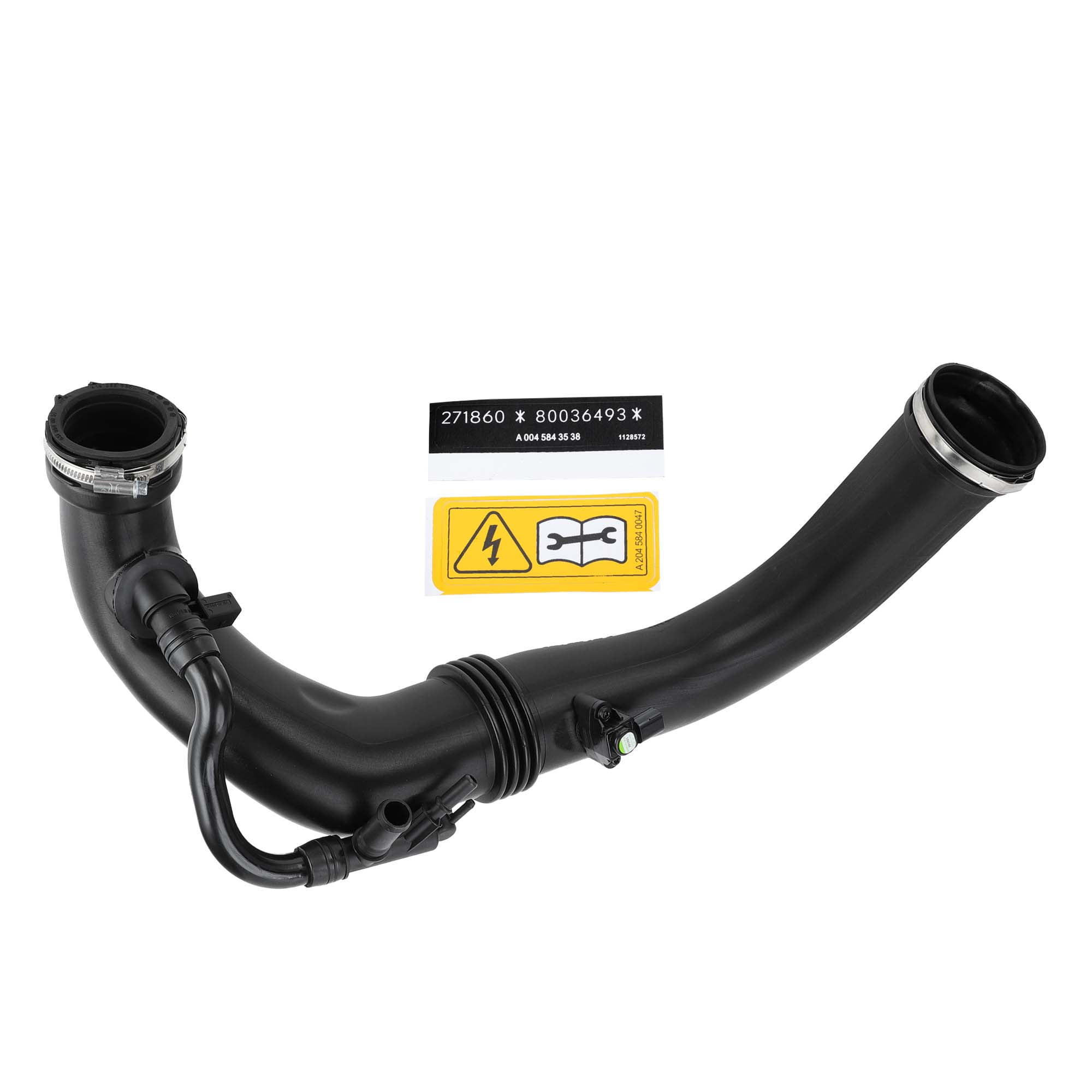 Air Cleaner Intake Hose + Clamps For 2007-2009 Acura MDX V6 3.7L – MZORANGE Replacement