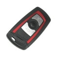 thumbnail image 1 of Unique Bargains Car Key Fob Shell 3 Button Remote Control Key Case Shell Keyless Entry Housing Red for BMW X5 X6 04-11, 1 of 6