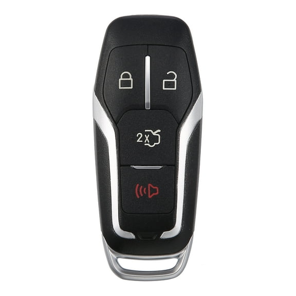 Unique Bargains Car Key Fob Shell 4 Button Remote Control Key Case Keyless Entry Housing for Ford Explorer 2016-2017