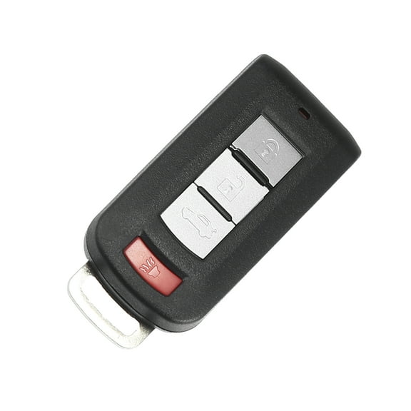 Unique Bargains Car Key Fob Shell 4 Button Black Remote Control Key Case Shell Replacement for Mitsubishi Outlander Lancer