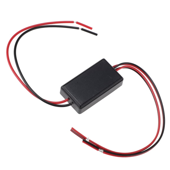 Unique Bargains Car Lights Flash Strobe Controller Waterproof LED Flasher Module for Car/Motorcycle 12V 12W Rear Brake Light Universal Black 1 pcs