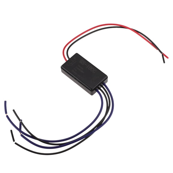 Unique Bargains Car Lights Flash Strobe Controller Waterproof LED Flasher Module for Car/Motorcycle 12V 12W Right Brake Light Universal Black 1 pcs