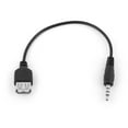 thumbnail image 1 of Unique Bargains Car MP3 Player USB 2.0 Female to 3.5mm Male Audio Headphone Plug Cable Cord, 1 of 2