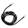 thumbnail image 1 of Car Marine Battery Inverter Cable 5/16"-3/8" 8ft Battery Copper Wire Black, 1 of 7