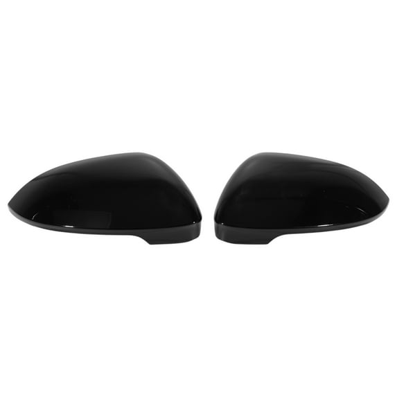 Unique Bargains Car Mirror Cover Cap No.5H0857537/5H0857538, Left+Right Wing Mirror Cover, Pair Exterior Door Side Rear View Mirror Cap for VW Golf MK8 2020-2025, Rearview Mirror Housing