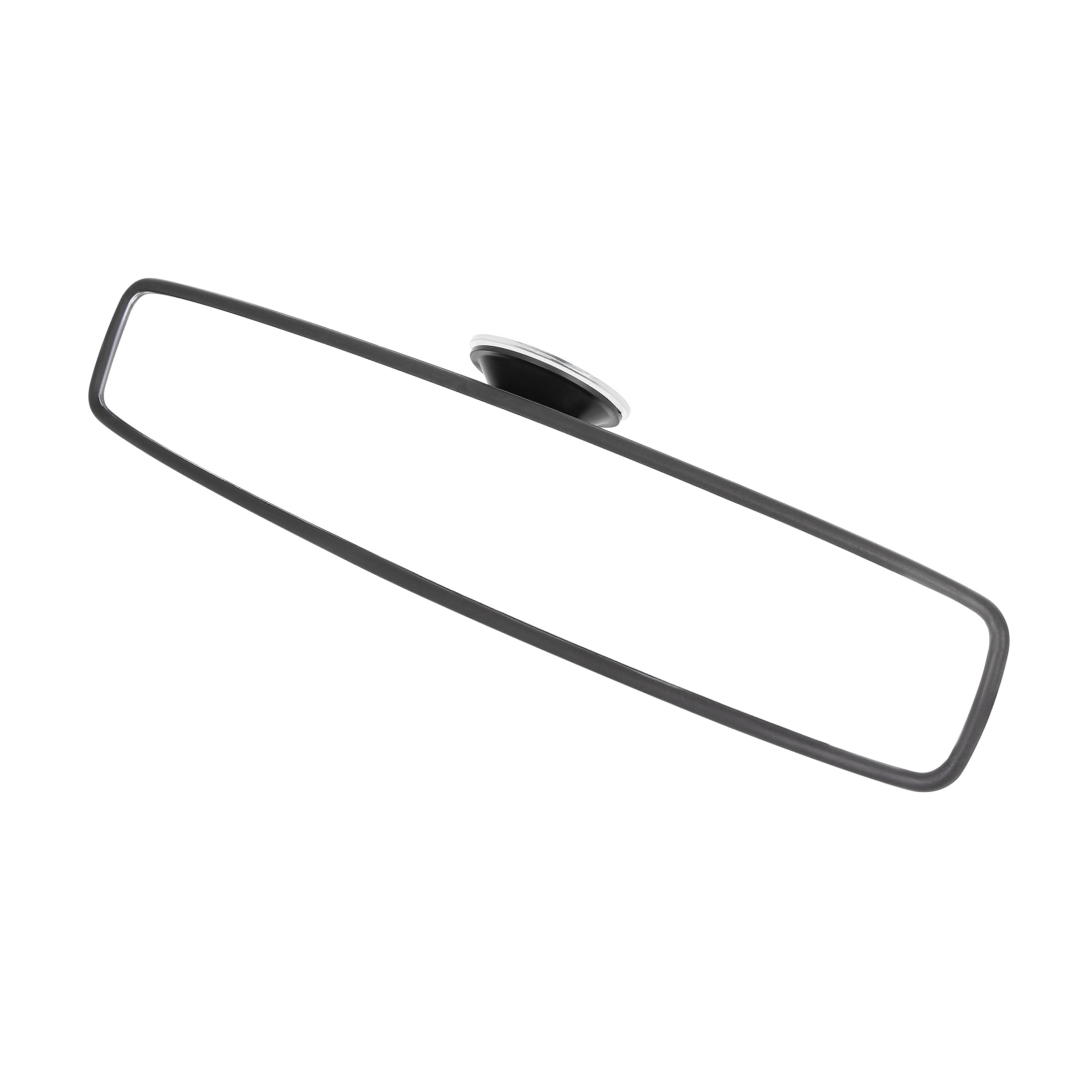 Unique Bargains Car Panoramic Rearview Mirror Wide Angle Interior Mirror with Suction Cup