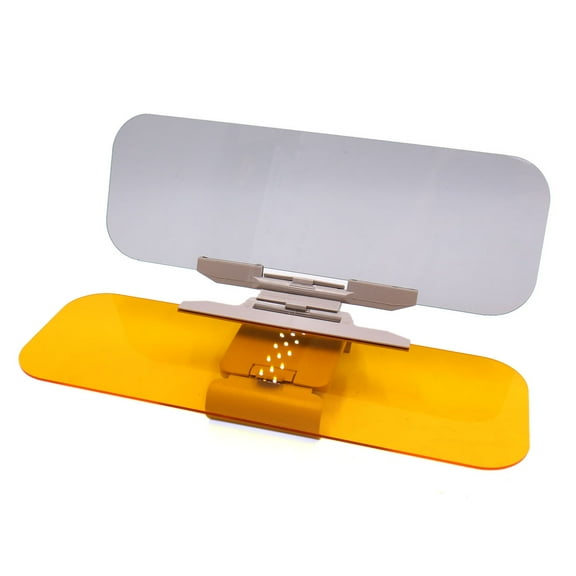 Unique Bargains Car Plastic Anti-Glare Day Night Vison Safty Driving Mirror Glass Sun Visor