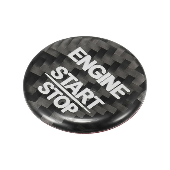 Unique Bargains Car Push Start Button Cover Car Engine Start Button Cover Trim for Mercedes Benz AMG GLA Black