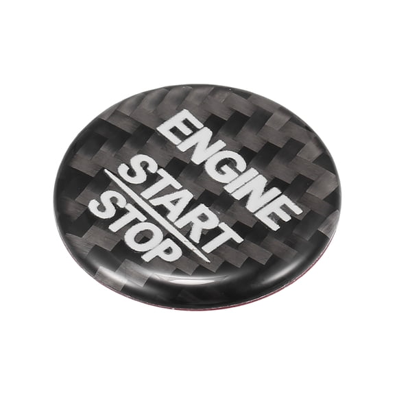 Unique Bargains Car Push Start Button Cover Car Engine Start Button Cover Trim for Mercedes Benz AMG GLA Black