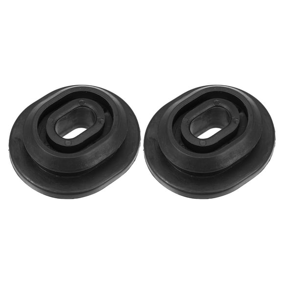 Unique Bargains Car Radiator Mount Bushing 1K0121367F Radiator Bracket for Volkswagen for Audi Black (Set of 2)