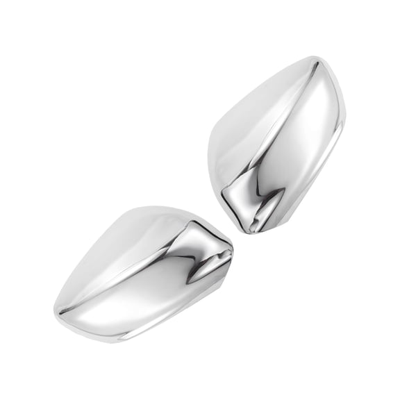 Unique Bargains Car Rear View Driver Passenger Side Mirror Cover Cap Overlay for Peugeot 301 13-18 Pair Chrome Plated