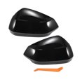 thumbnail image 1 of Unique Bargains Car Rear View Driver Passenger Side Mirror Cover Cap Replacement for Audi Q2 SQ2 Q3 Pair Gloss Black, 1 of 5