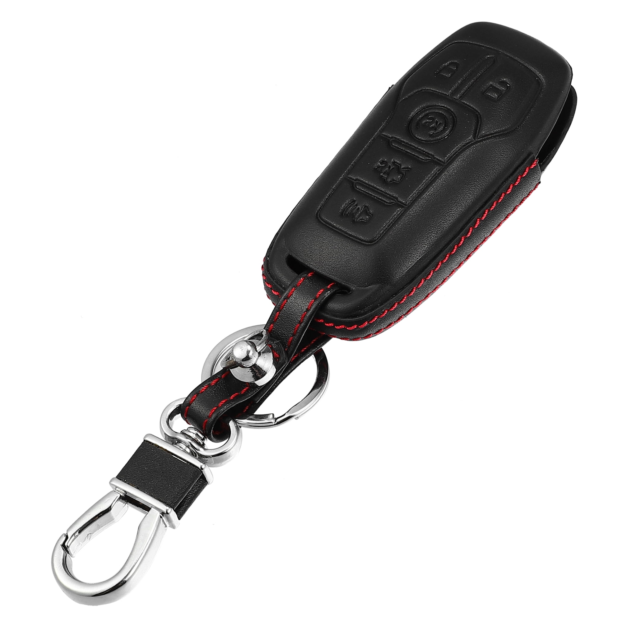 Unique Bargains Car Fob Key Chain Keychains Holder Replacement For