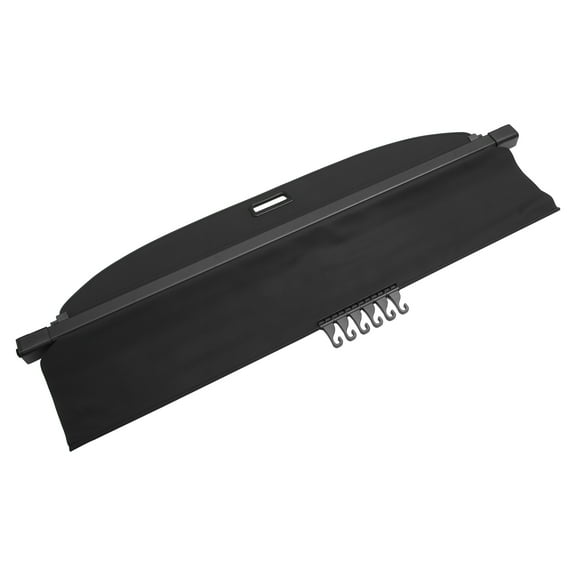 Car Retractable Cargo Cover for Ford Edge 15-22 Waterproof Non Slip SUV Rear Trunk Shielding Shade Black