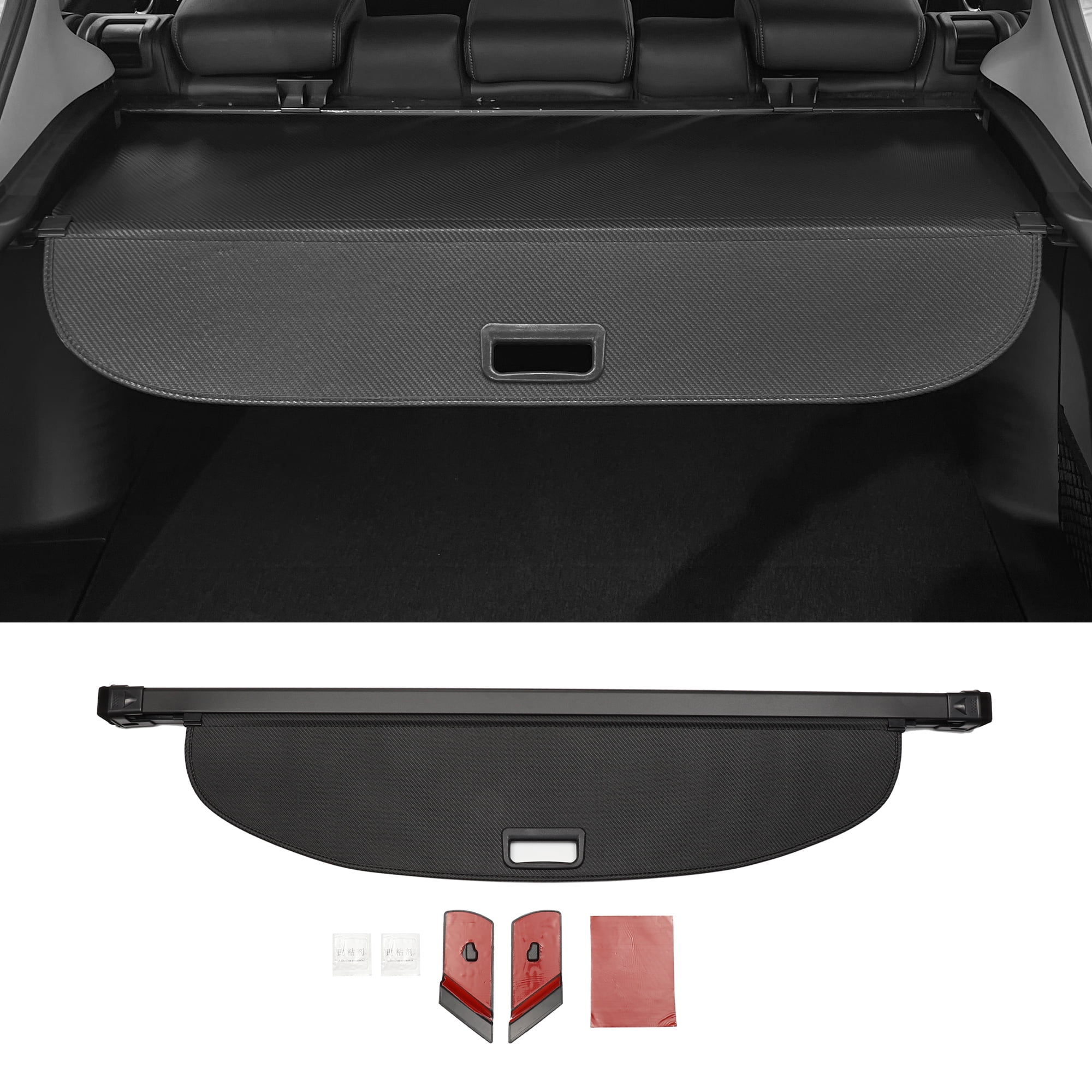 Unique Bargains Car Retractable Cargo Cover for Nissan Rear Trunk Privacy Screen Black