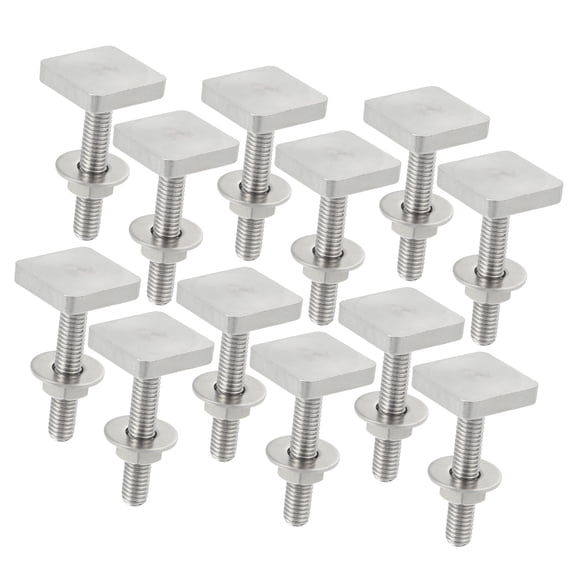 Unique Bargains Car Roof Rack T Shaped Slot Bolt M6 with Nuts Washer T Shaped Track Bolts Roof Rack Bolt