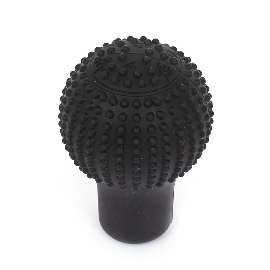 Unique Bargains Car Round Bump Black Silicone Nonslip Lever Gear Shift Knob Cover