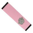 thumbnail image 1 of Unique Bargains Car Seat Belt Shoulder Pad Rose Print Shoulder Pad Seat Belt Pad Cover 6.5x23cm Pink Green, 1 of 7
