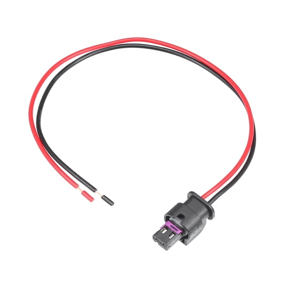 Unique Bargains Car Side Marker Pigtail Connector Harness for Dodge Charger 2015-2022 Durable Plastic Black Red