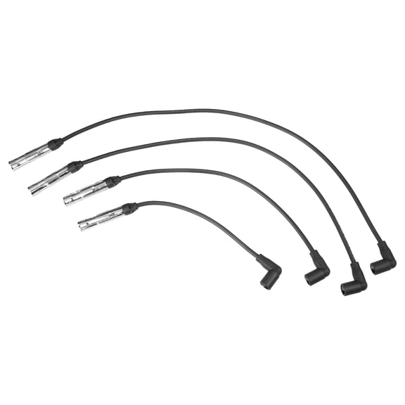 Unique Bargains Car Spark Plug Coil Wires 7mm Fit for VW Beetle 2001-2005 Golf 2001-2007 - Pack of 4