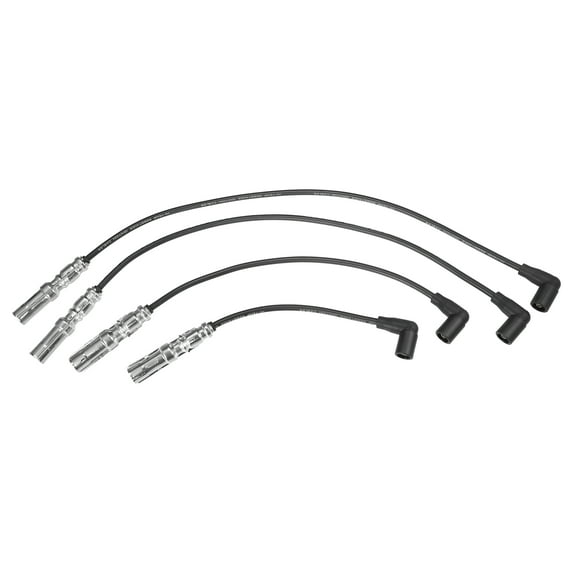 Unique Bargains Car Spark Plug Coil Wires 7mm Fit for VW Seat Beetle Golf 1.6L 2.0L No.06A905430AH - Pack of 4