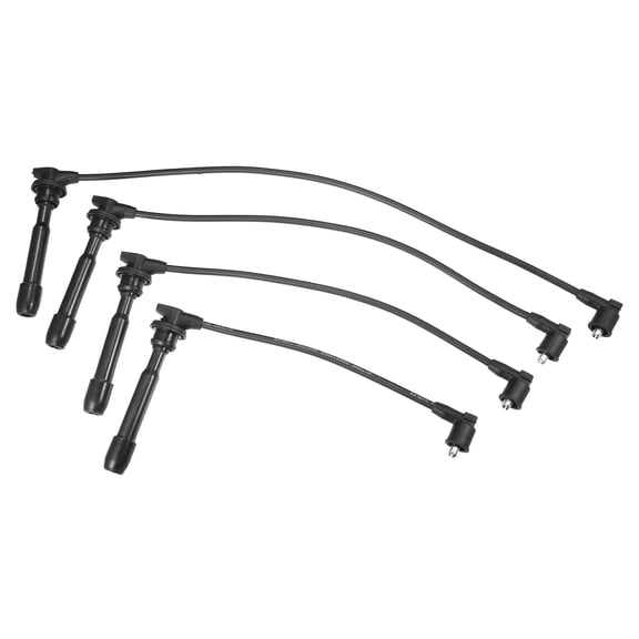 Unique Bargains Car Spark Plug Coil Wires 7mm Fit for VW Seat Beetle Golf 1.6L 2.0L No.06A905430AJ - Pack of 4