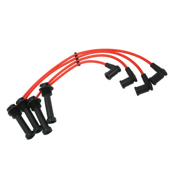 Unique Bargains Car Spark Plug Coil Wires Ignition Coil Harness Cable Fit for Ford Focus 1998-2004 - Pack of 4