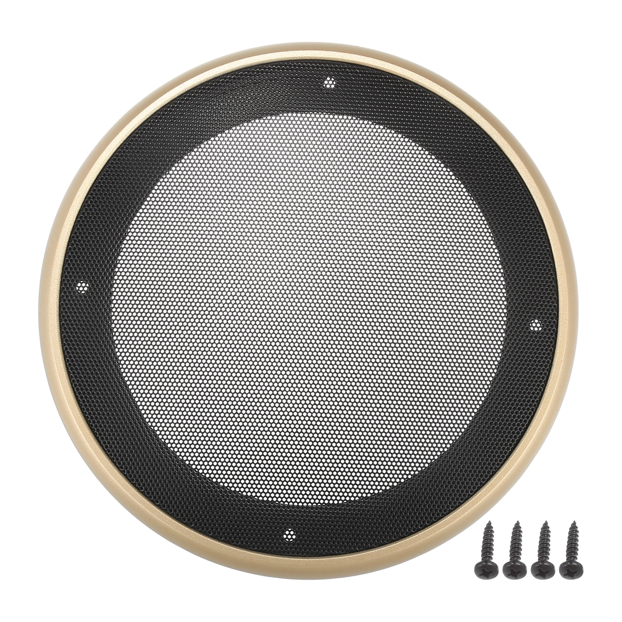 Unique Bargains Car Speaker Grills Cover Mesh Round Subwoofer Guard Protector Case 6.5"