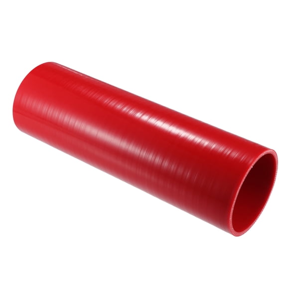 Unique Bargains Car Straight Coupler Silicone Hose Front Universal Intake Intercooler Silicone Tube 4-Ply 3.5" ID Red