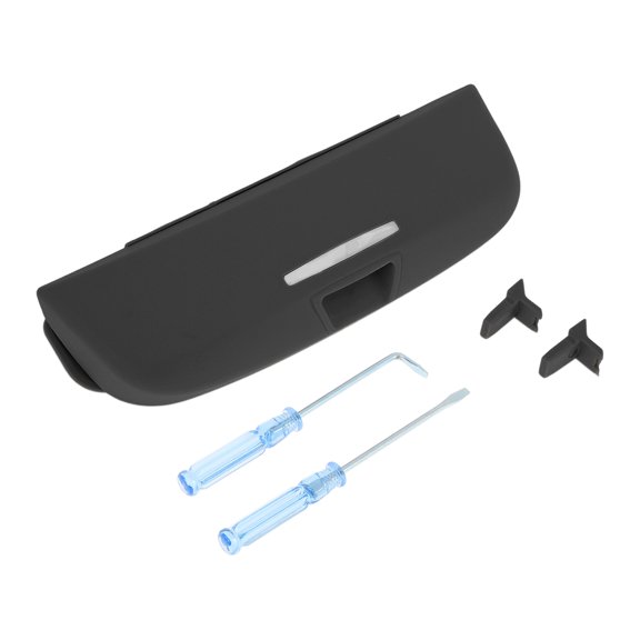 Unique Bargains Car Sunglasses Case for Audi A3 2013-2024 Eyeglasses Holder Storage Box Plastic Black 1 Set