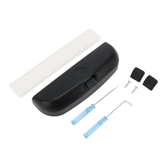 Unique Bargains Car Sunglasses Case for Ford Kuga 3 MK3 ST-Line 2020-2025 Eyeglasses Holder Storage Box ABS Plastic Black 1 Set