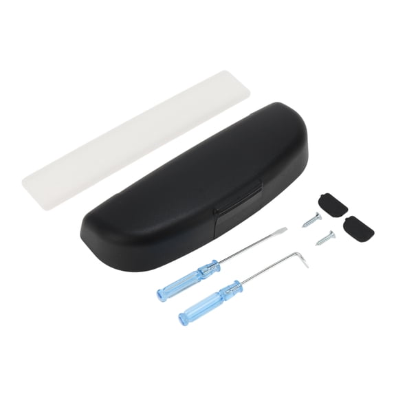 Unique Bargains Car Sunglasses Case for Opel Corsa F 2020-2025 Eyeglasses Holder Storage Box ABS Plastic Black 1 Set
