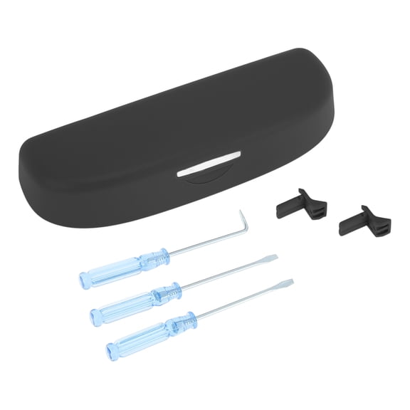 Unique Bargains Car Sunglasses Case for Volkswagen Teramont 2017-2020 Eyeglasses Holder Storage Box Plastic Black 1 Set