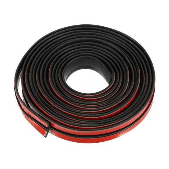 Unique Bargains Car T Shape Windshield Weather Strip Seal 19mmx300cm Windshield Guards Body Strip Universal Rubber Black